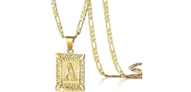 Letter Pendant Necklace